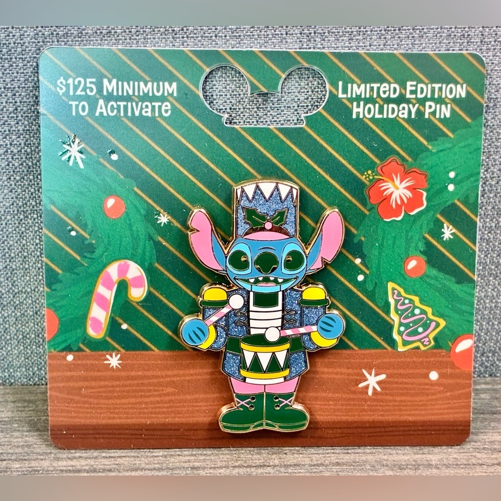 Disney Parks Christmas Nutcracker Stitch Pin